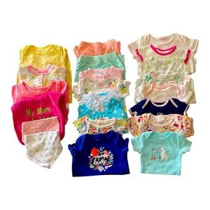 GIRLS 0-3 MONTHS BUNDLE-CHILD OF MINE-CARTERS-OSH KOSH-AND MORE